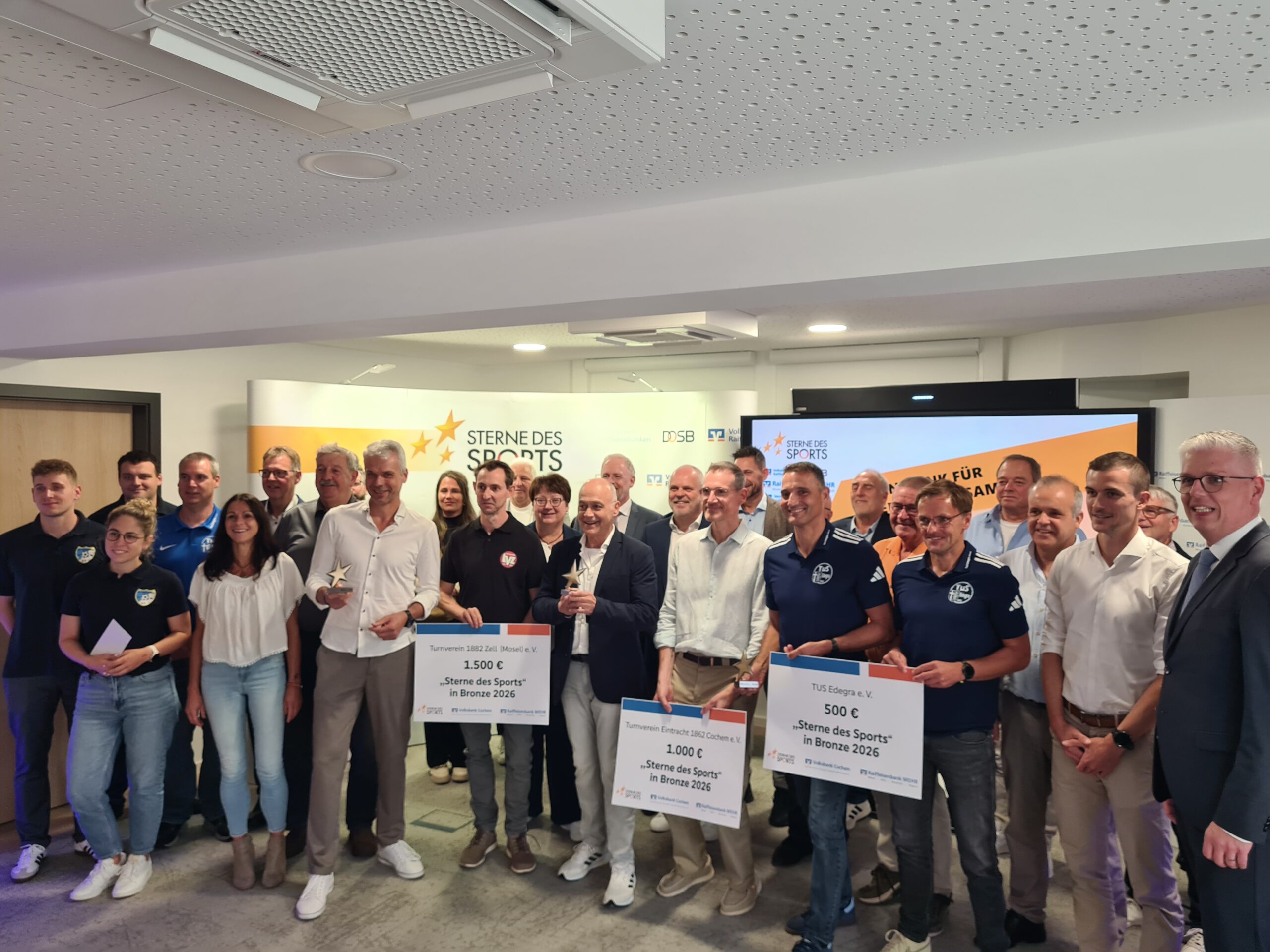 Sterne des Sports 2026 in Bronze im Landkreis Cochem-Zell verliehen